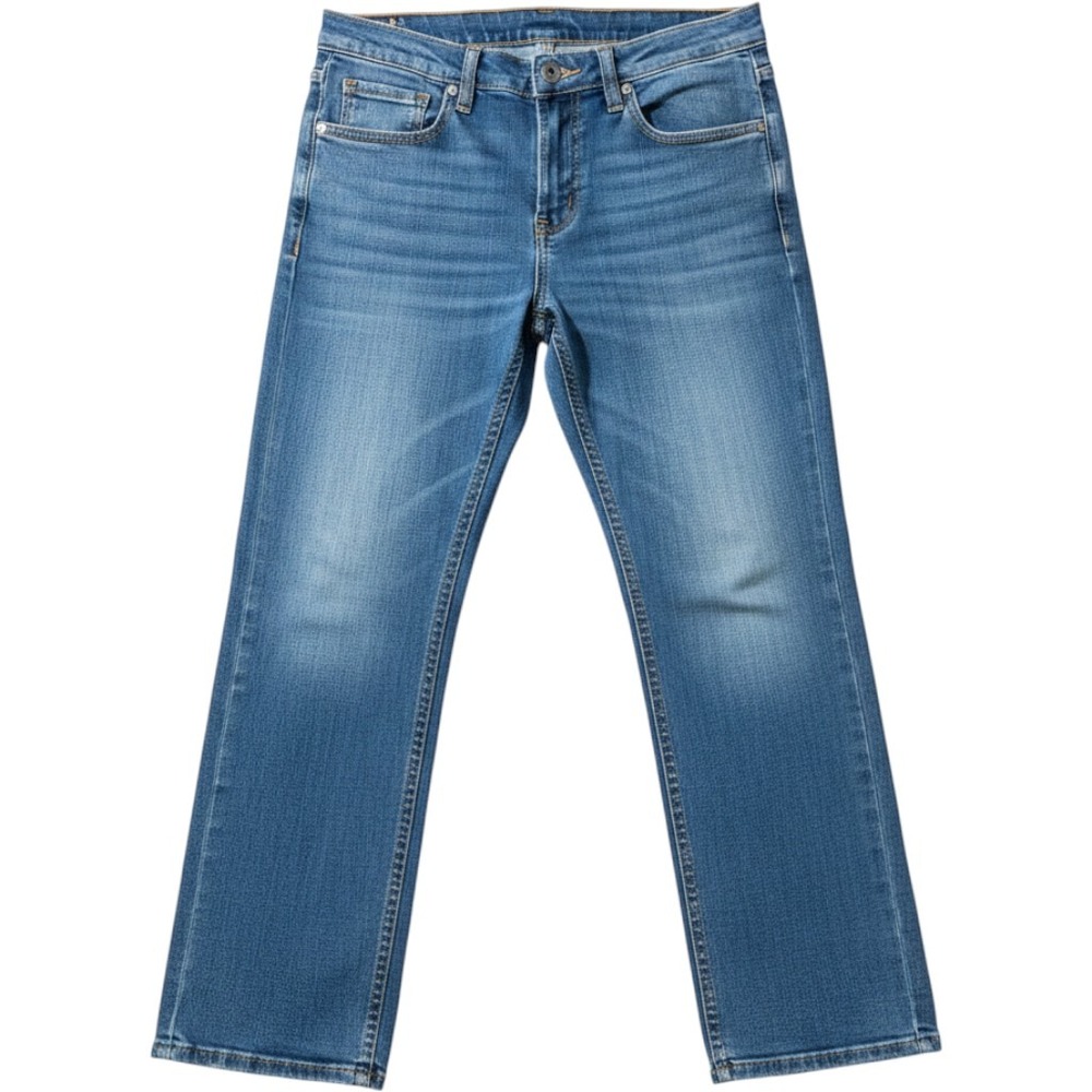 TK Axel Men's Jeans W34 L32 Medium Wash Embroidered Back Pocket Y2K Western